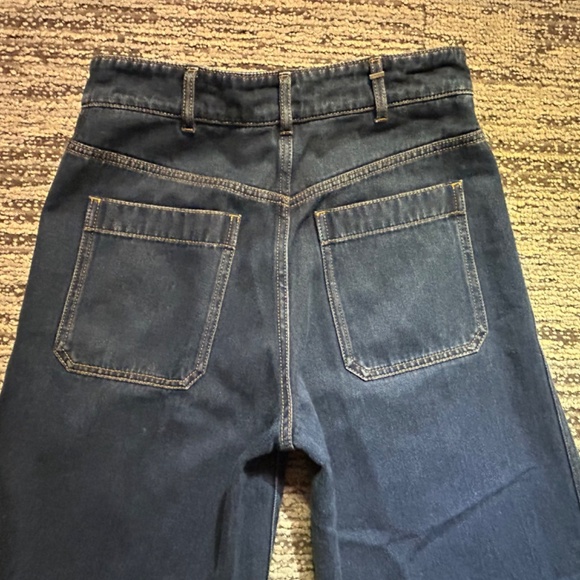 Christian Dior Wide Leg Flare Cotton Denim Jeans - Picture 13 of 15